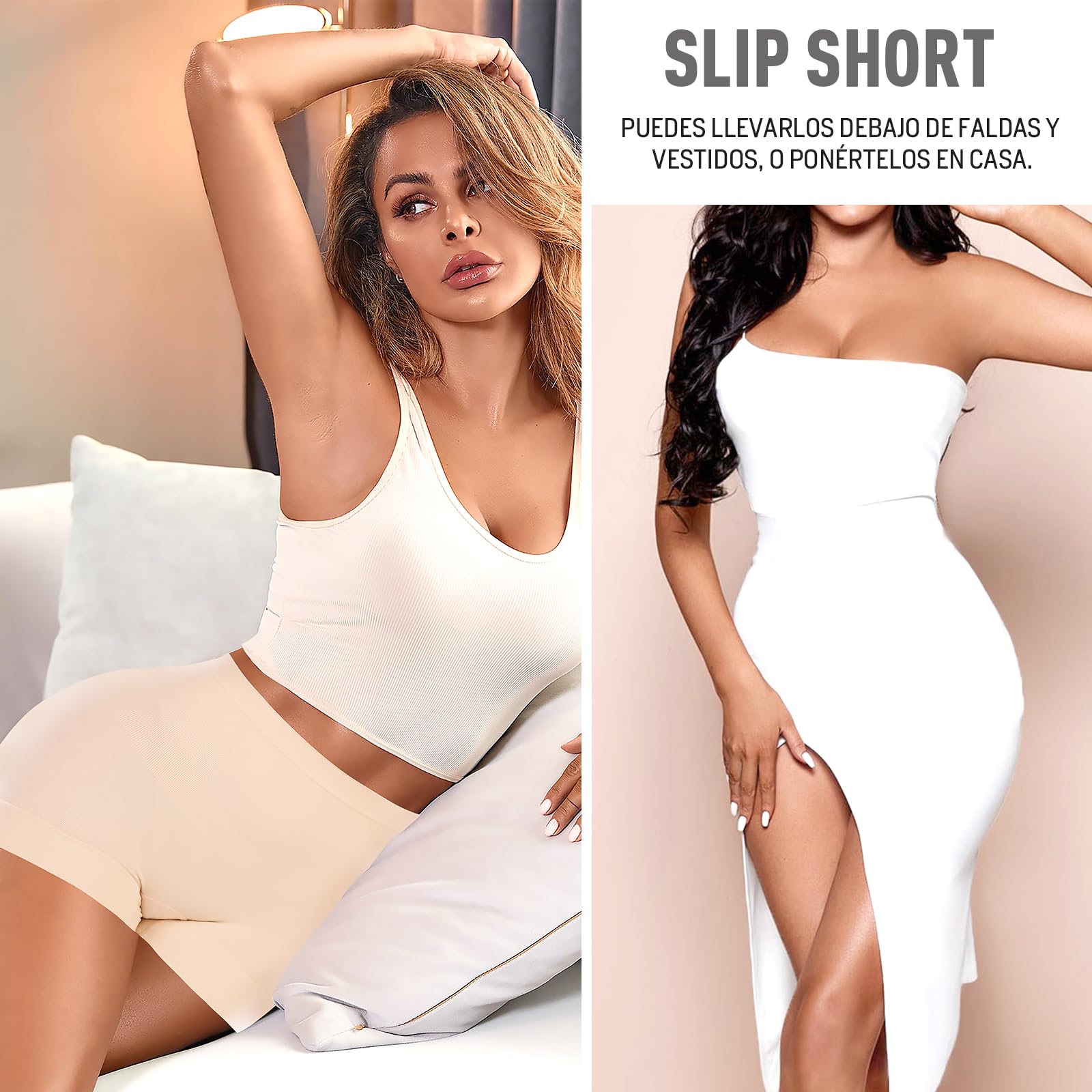 YARRCO Braga Faja Reductora Mujer Invisible Faja Pantalon Adelgazante Vientre Plano Braguitas Moldeadoras Shapewear Control de Abdomen Sin Costuras