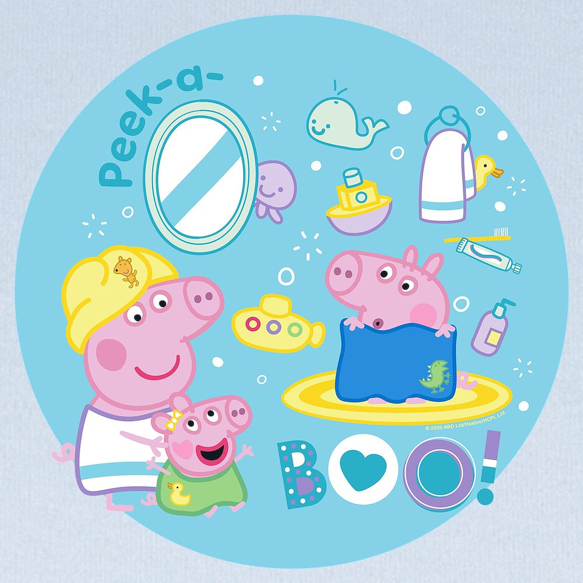 CafePress Peppa Pig: Bath Time Baby Blanket, Super Soft Newborn Swaddle