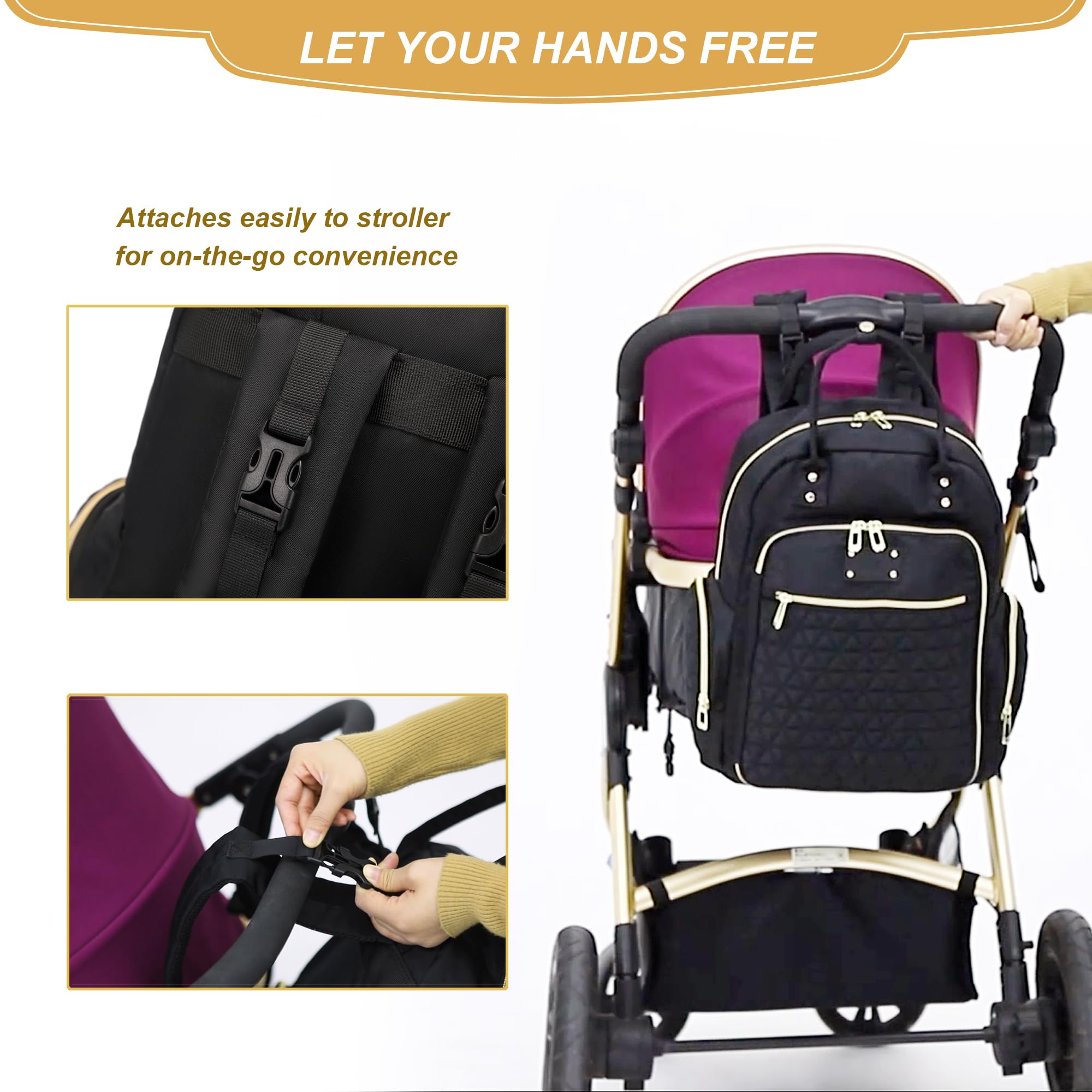 Bolsa de pañales para mamá, hospital, bolsas de bebé para niños y niñas, mochilas de viaje, para mamá, gris, papá, bolsa de pañales para registro de bebé, registro de hospital, artículos
