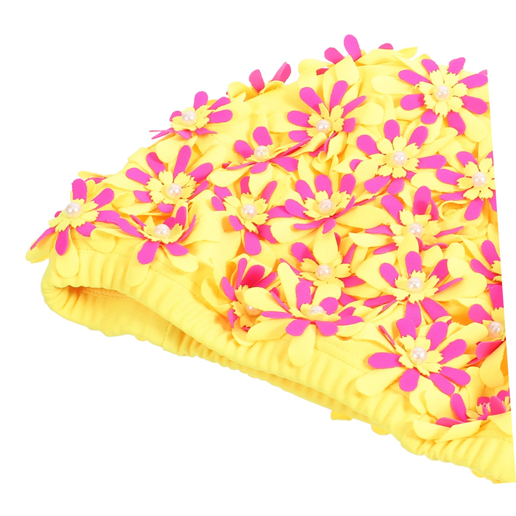 Sosoport Lot De 2 Bonnets De Bain À Fleurs pour Adultes Confortables