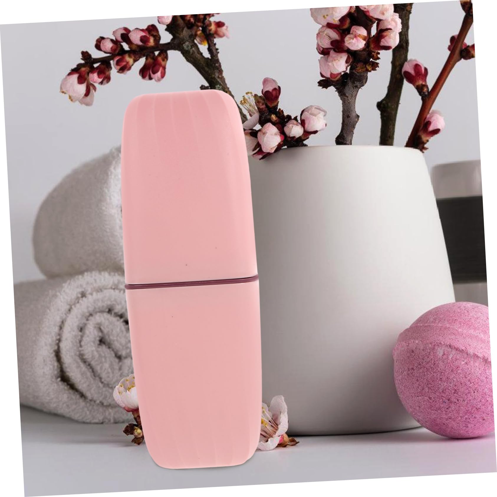 Beavorty 4 Pezzi Di Forniture Da Viaggio Custodia Per Spazzolino Da Denti Porta Spazzolino Bicchiere E Scatola Porta Dentifricio Per Campeggio E Viaggi