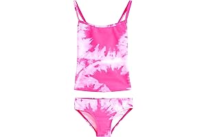 Girls Melanie Beach Sport 2-pc UPF 50+ Banded Tankini