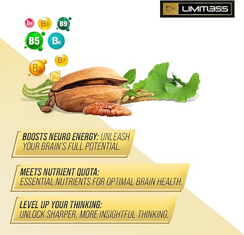 Miniatura 8 de NZT-48 Brain Booster  Suplementos cerebrales nootrópicos para la memoria y la concentración  Suplemento energético natural premium con cafeína,