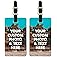 Graphics and More Self-EEZ(TM) Custom Personalized Luggage Tag Set