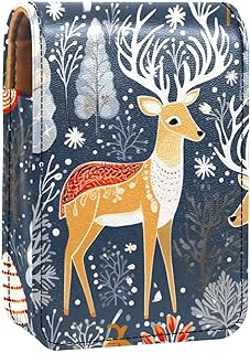 Lipstick Case,Leather Lip Gloss Lipstick Orga...