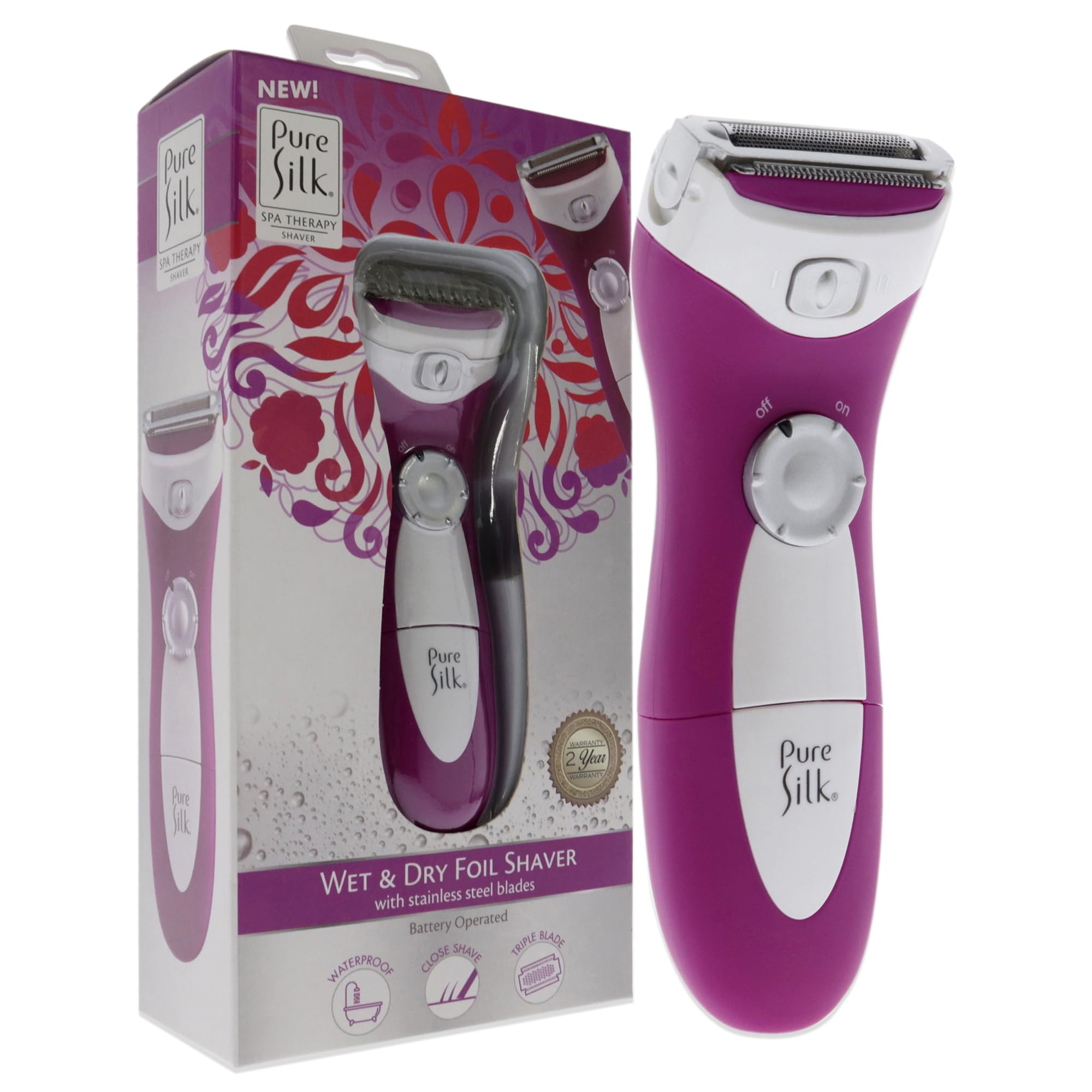 Pure Silk Hair Remover by Barbasol for Women - 1 Pc Hair Remover - Image 3