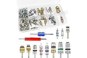 Forte Tools 102Pcs Air Conditioning Valve Core