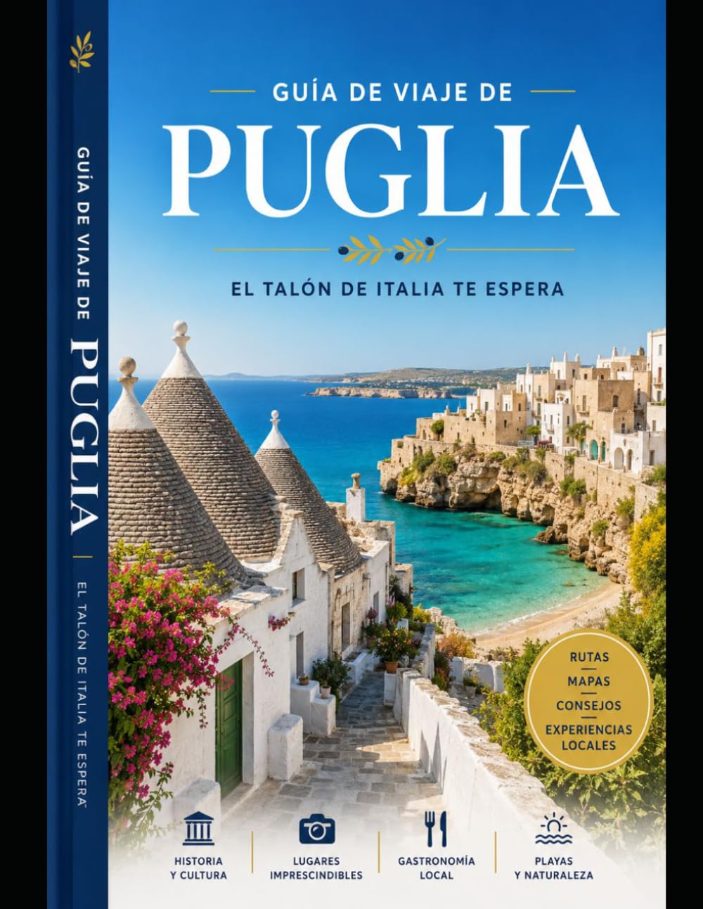 Guía de viaje de Puglia: Explora Bari, Alberobello, Polignano a Mare, Lecce, Ostuni, Gallipoli y Otranto: descubre impresionantes playas del ... ocultas, auténtica cocina italiana, estanc