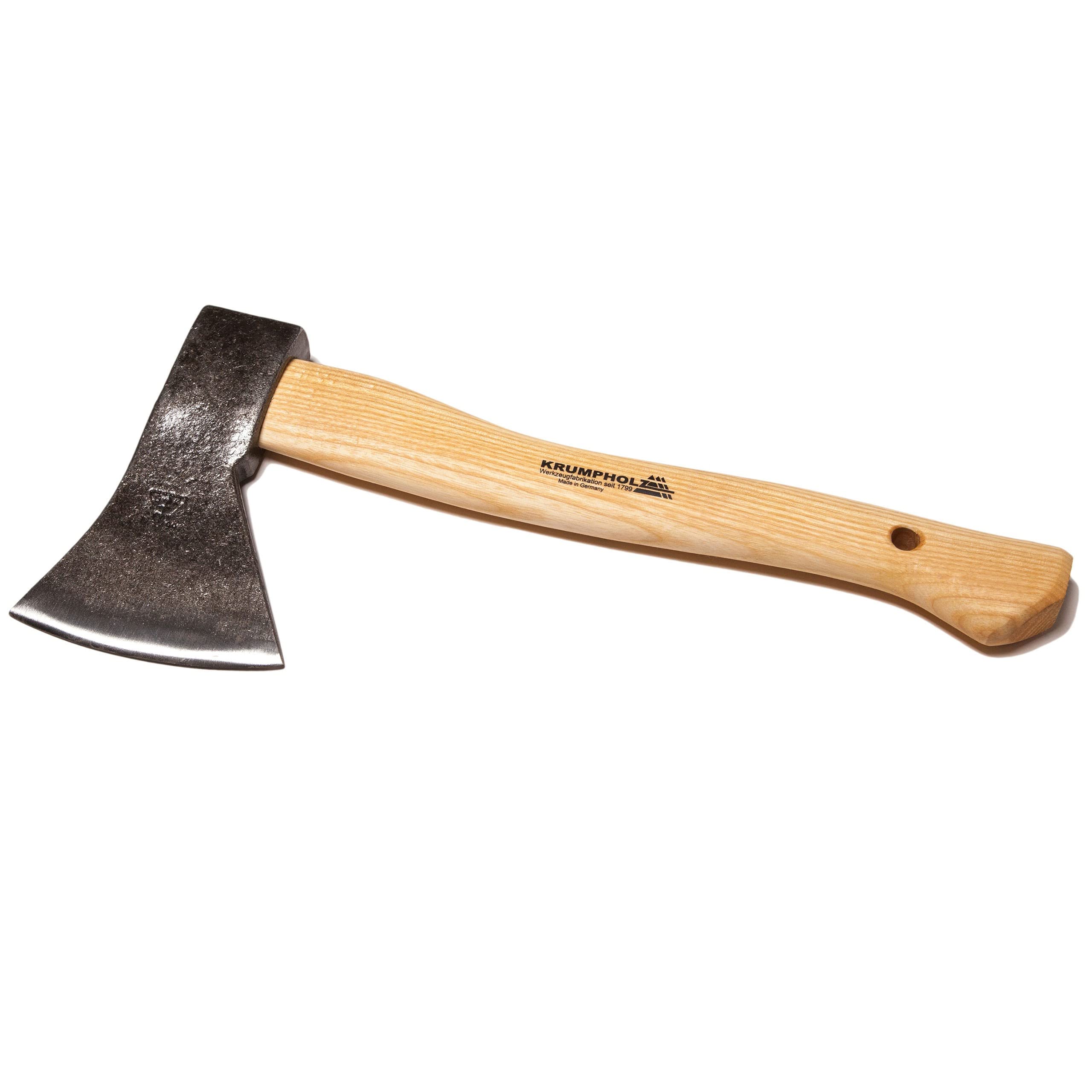 Hacha de Mano con Mango de Fresno Barnizado - 0,8 kg Krumpholz (0502)