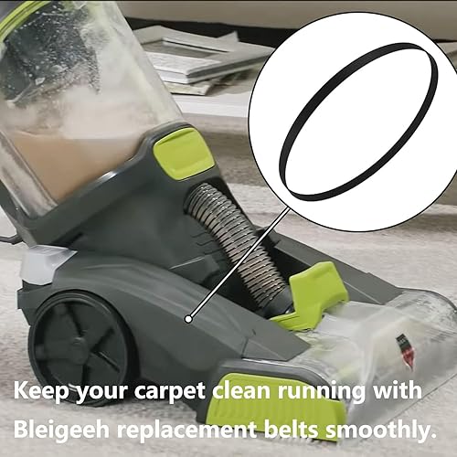 Miniatura 5 de 2 correas de repuesto 440005536 para aspiradora Hoover Dual Power Max para aspiradoras de alfombras, compatibles con los modelos Hoover FH51000,