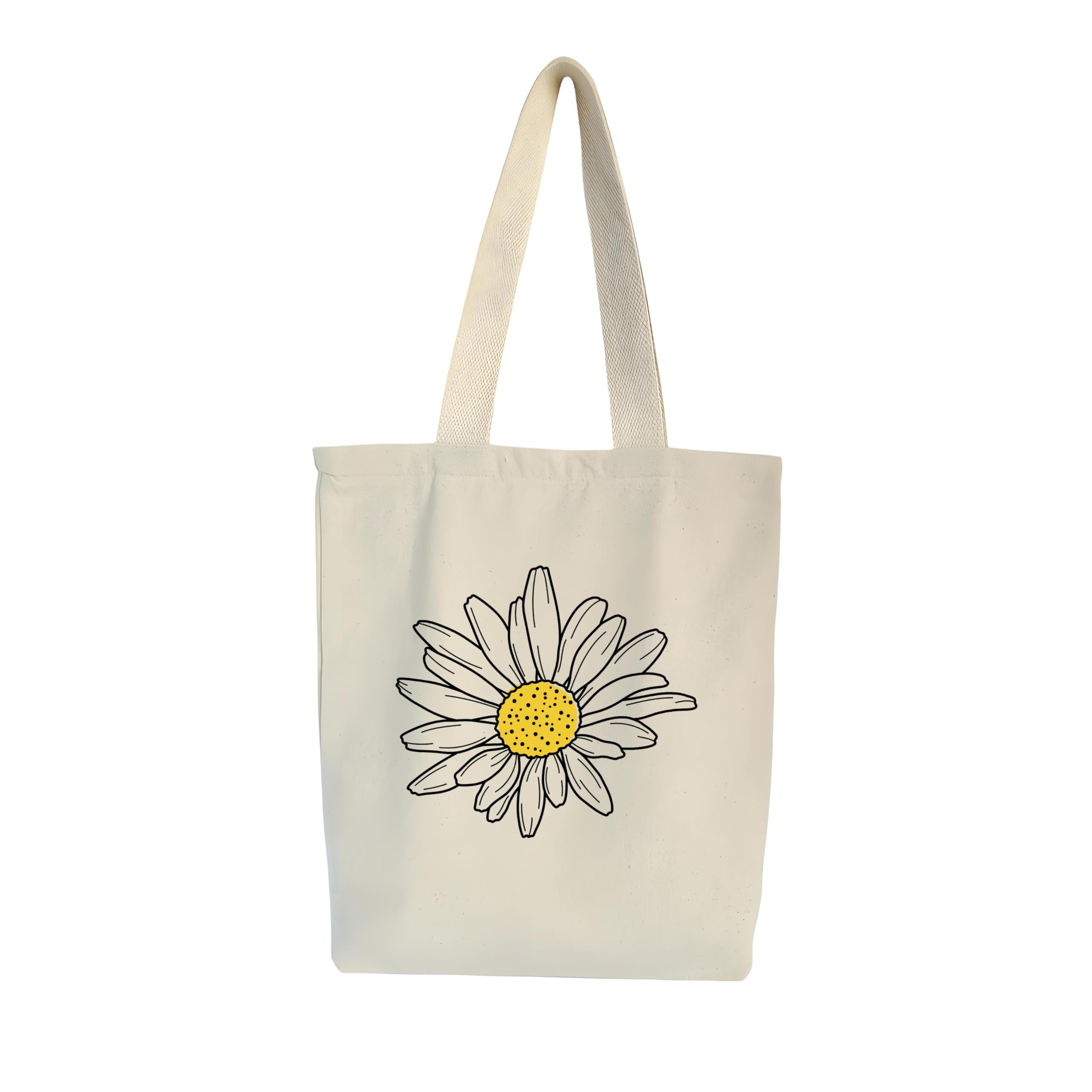 HOMESY HUESTote Bags For Women | Aesthetic College Bag for Girls | Cute Printed Women's Cotton Canvas Bags | Boho Eco Friendly Cloth Handbags with zip | Large Stylish Totes for Beach/Travel