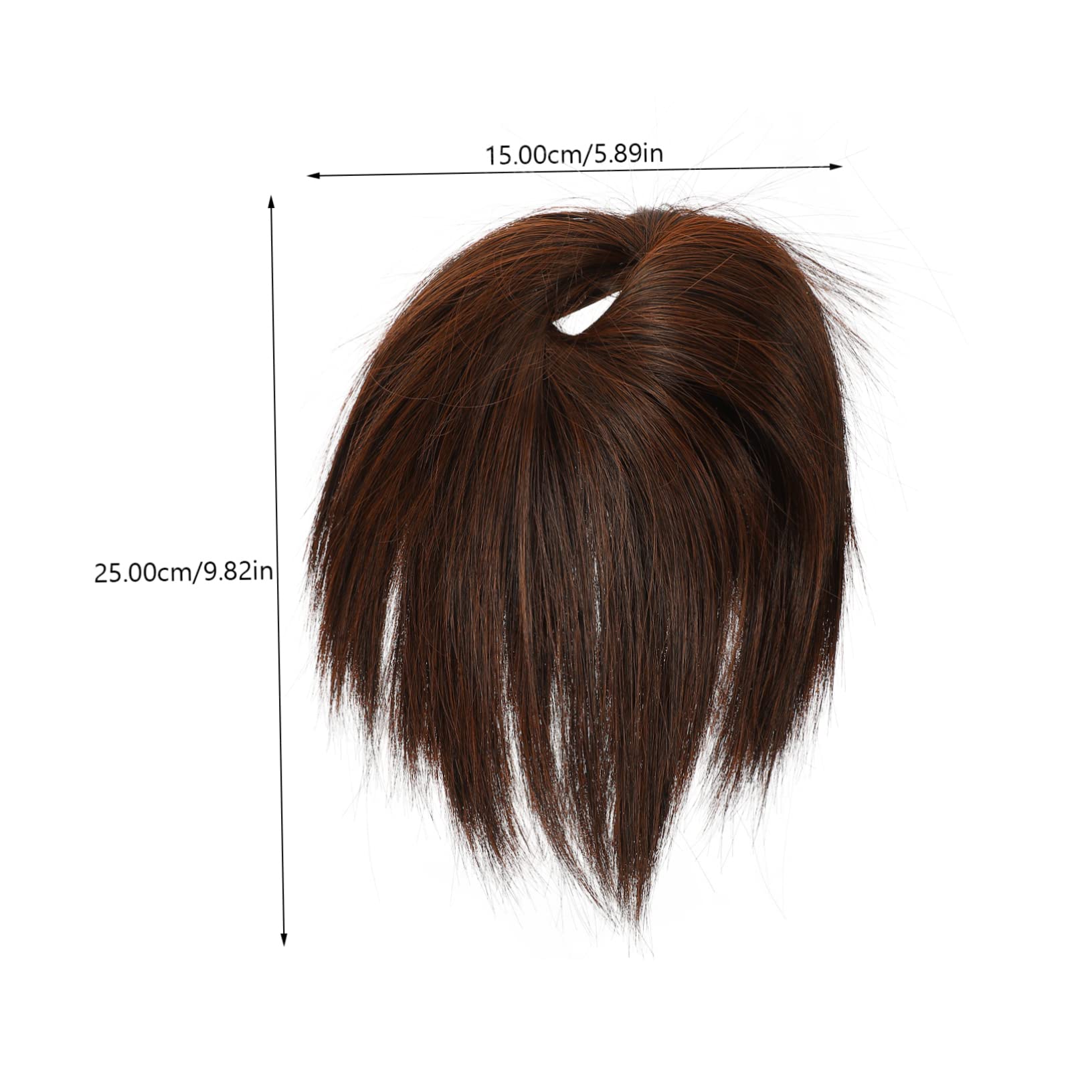 FRCOLOR 5pezzi Fascia Per Chignon Sintetico Accessorio Per Acconciature Eleganti Per Ufficio Matrimoni e Occasioni Speciali