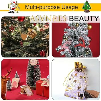 Sliver Dreadlock Braids Hair Accessories, 2 Pieces 5M Braiding Hair Deco Styling Shimmer Stretchable African Braid Braided Elastic Cord Ornament Hanging Decorating Gift Wrapping