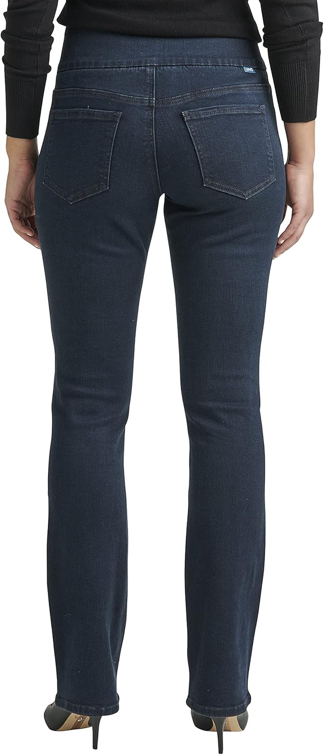 JAG Jeans Women's Paley Mid Rise Bootcut Pull-On Jeans - Image 3