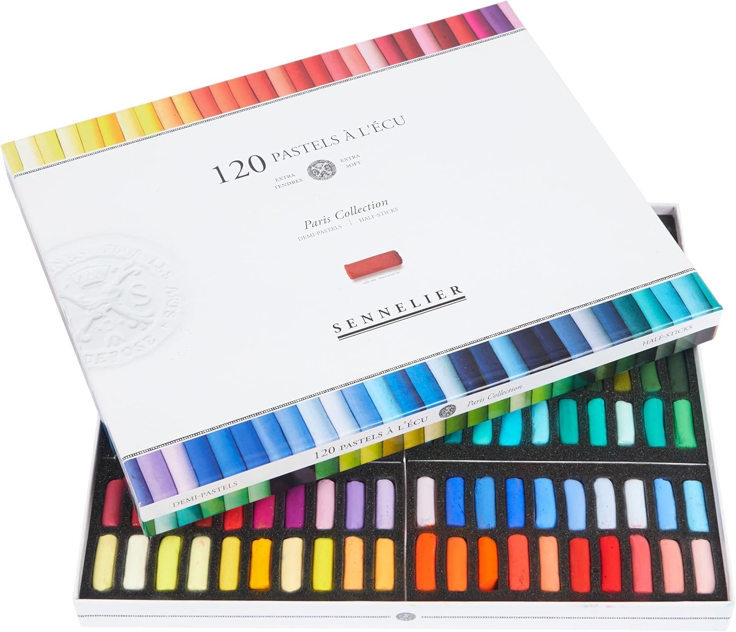 Sennelier Pastelli mezzitoni 120,Sennelier Half Stick Pastel Paris,120 Set by Sennelier Franc