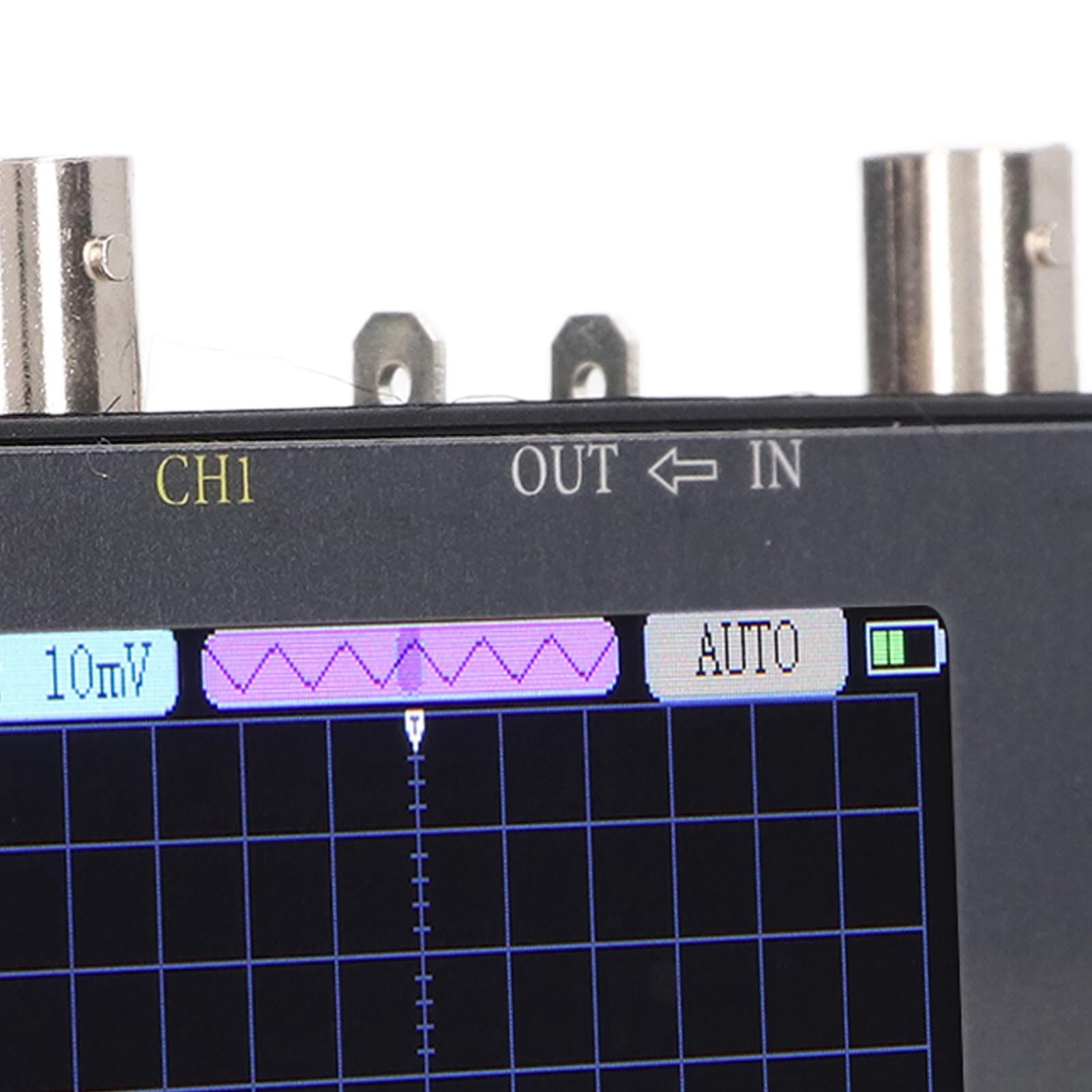 Oscilloscopio Digitale a 2 Dispositivo di Test del Circuito Elettrico Portatile con profondità di Memoria Grande per Dispositivo di Test del Circuito Elettrico Gamma di Misurazione di Tensione Ampia