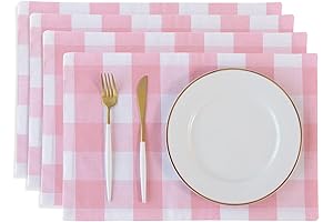 Stylish Pink Place Mats Set of 4