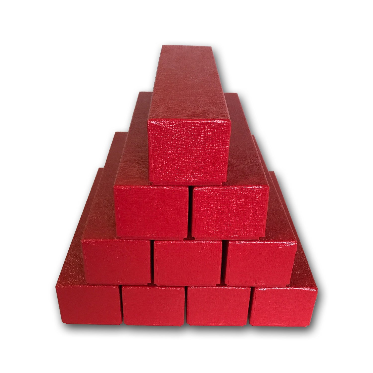 Guardhouse LOT of 10 Single Row 2x2 Storage Boxes for Coin Plastic & Paper Cardboard Flips - Image 4