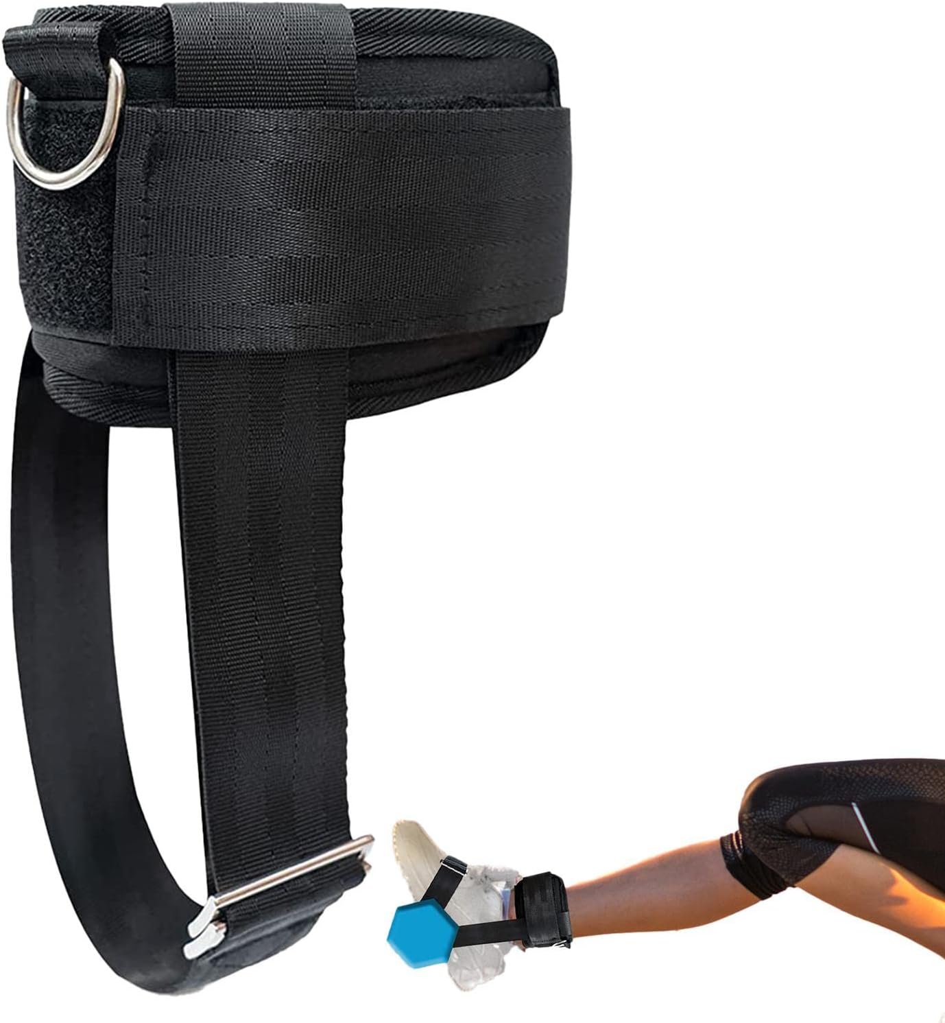 Pisamhid Dumbbell Ankle Strap Adjustable Ankle Weights Strap for Men