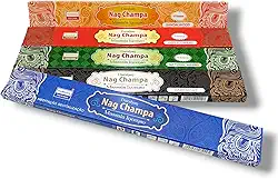 Kit Incenso Massala Darshan Nag Champa 5 caixas 50 varetas