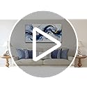 FUHAIHUA Large Wall Decor For Living Room Canvas Wall Art For Office Wall Decorations For Bedroom Abstract Ink Painting Artwork Room Home Decor 24x48 In
