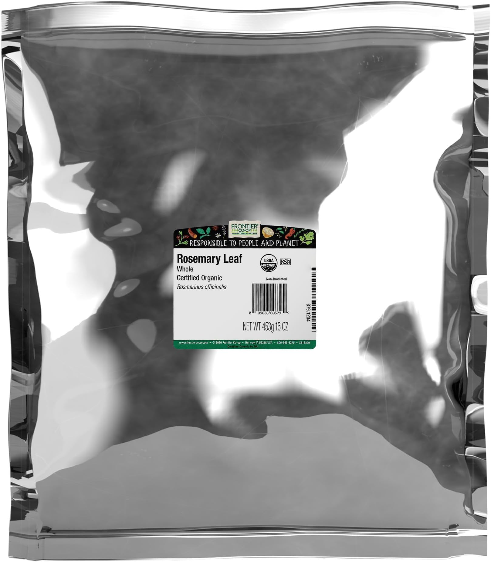 Organic Whole Rosemary Leaf 1lb