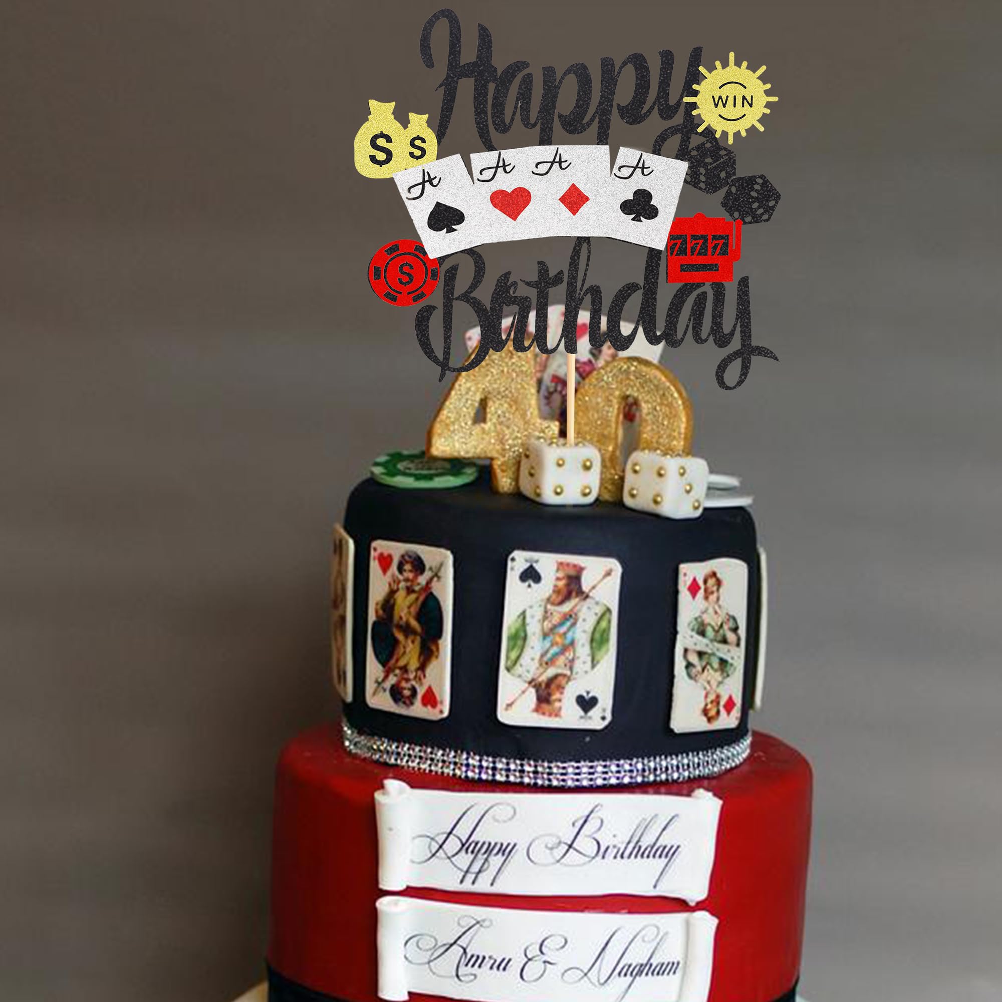 Décorations Pour Gâteaux De Poker : Cartes Et Jetons Sur Le Thème Du Casino - Canada