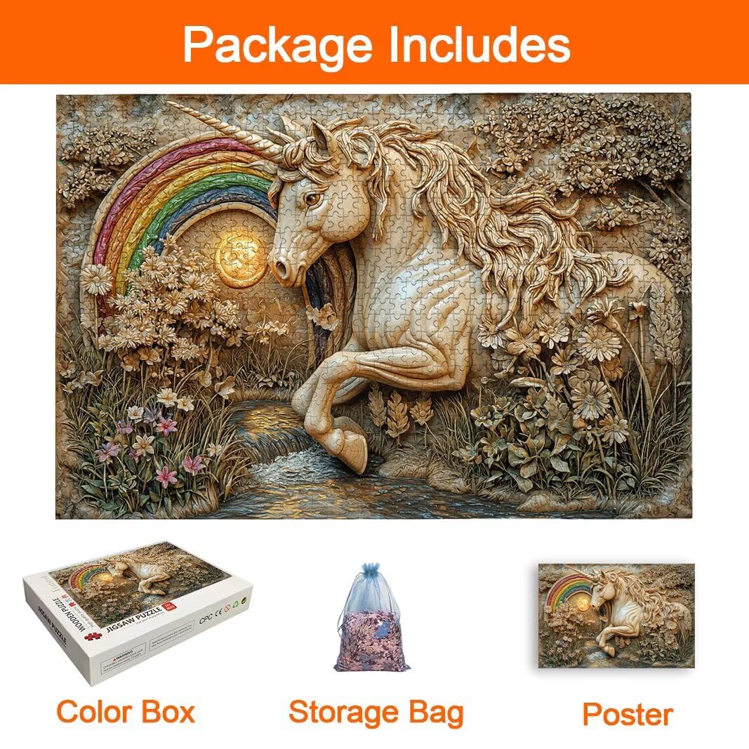 Puzzle Unicorno, Puzzle 5000 Pezzi Adulti per Decor, Regalo Donna -8662