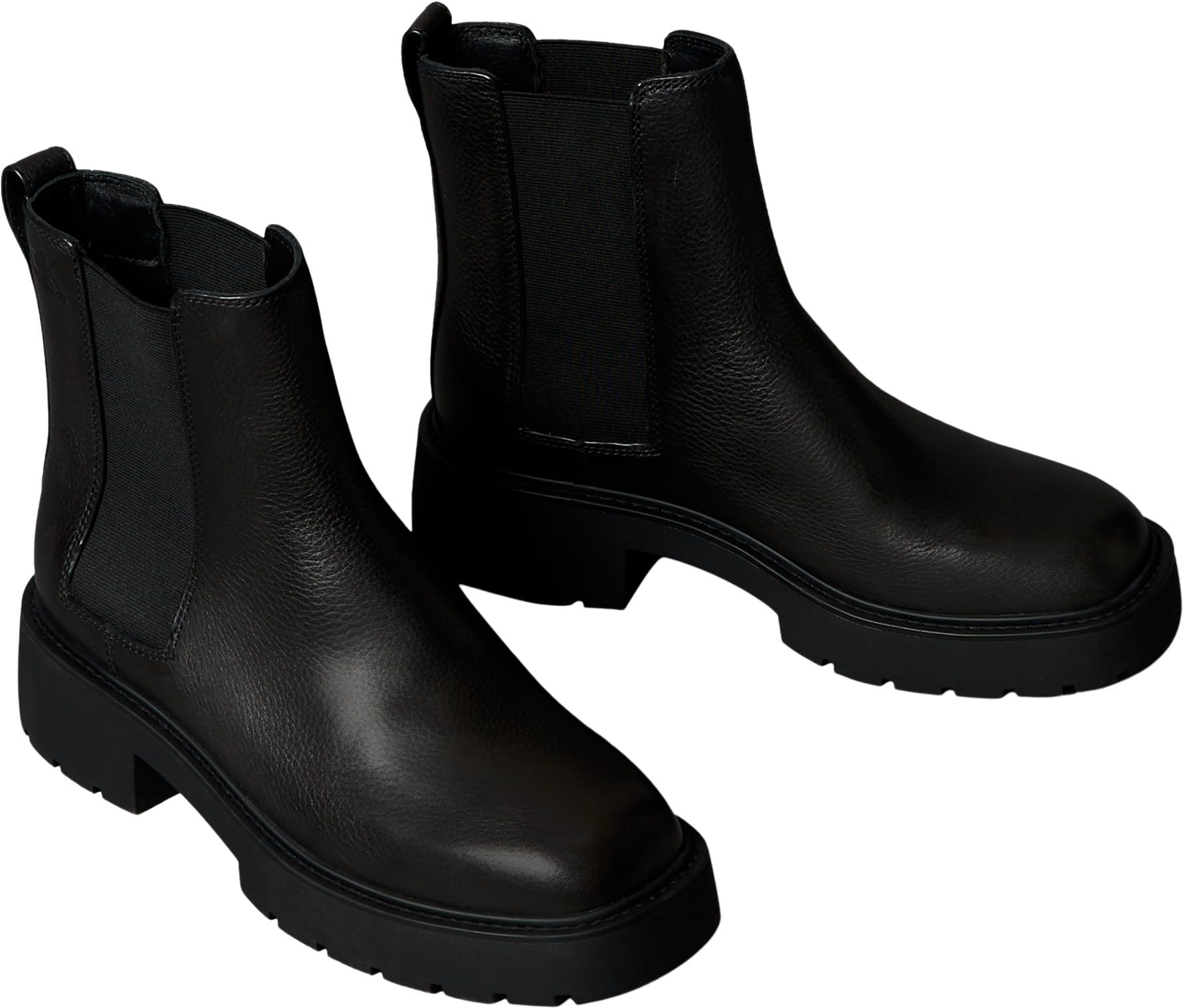 Calvin Klein Botines Chelsea Mujer Chunky de piel