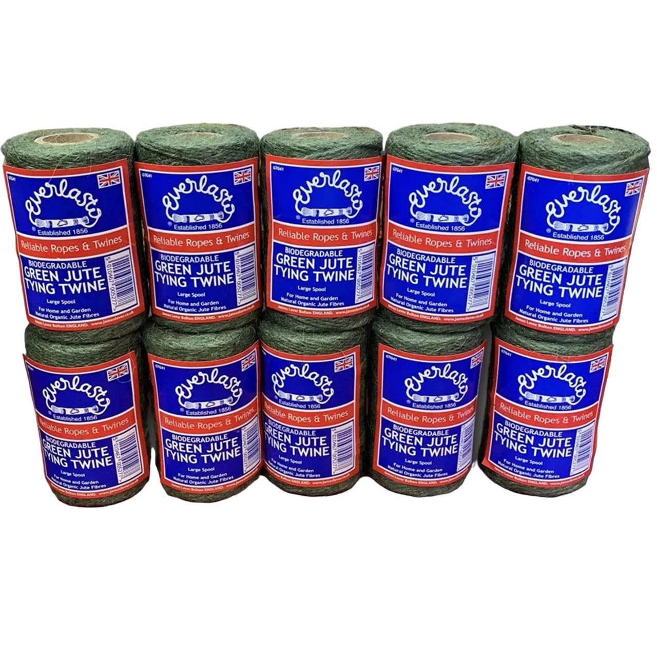 Everlasto Green Jute Twine (One Size) (Green)