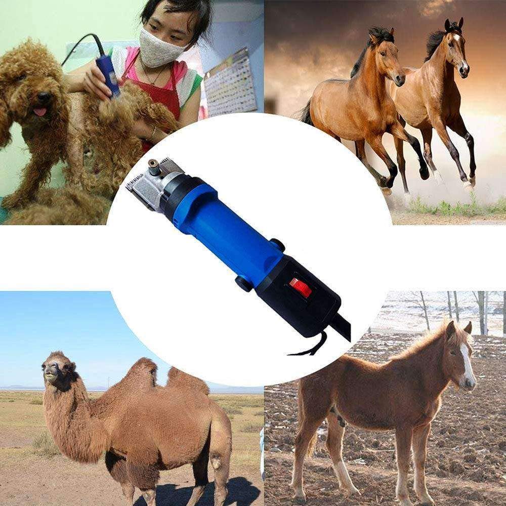Recortadora profesional para caballos, 690 W, 6 velocidades, cortapelos para caballos pesados, juego de cortaúñas para mascotas de alta potencia, corte rápido, ideal para caballos