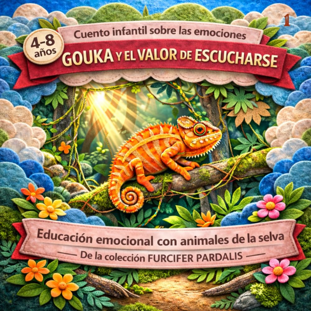 Gouka y el valor de escucharse a uno mismo: Una historia consciente sobre prestar atención a lo que sentimos: 1 (FURCIFER PARDALIS. LA INTRÉPIDA VIDA DE GOUKA Y SUS AMIGOS DE LA SELVA)