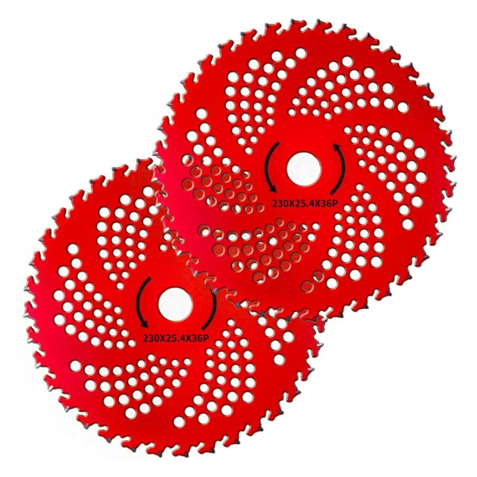 Lama for Tosaerba 36 Denti Lame Con Punta In Metallo Duro Lame for Decespugliatore In Acciaio Al Manganese for Decespugliatore for Erbacce Trimmer Cura Del Prato Strumenti for Agricoltori(1PCS)