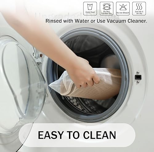 Miniatura 8 de Alfombras de Baño Antideslizantes Lavables, Tapete de Baño Súper Absorbente Delgado para Baños Pequeños de Secado Rápido de Pelo Bajo, (Caqui,