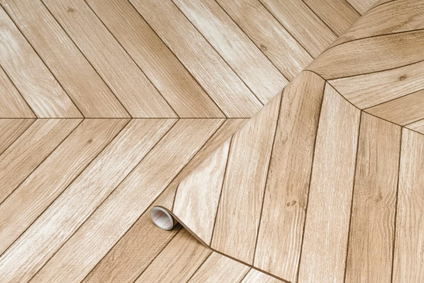 d-c-fix Peel and Stick Contact Paper Chevron Wood Grain Self-Adhesive Film Waterproof & Removable Wallpaper Decorative Vinyl for Kitchen, Countertops, Cabinets 26.5" x 78.7"