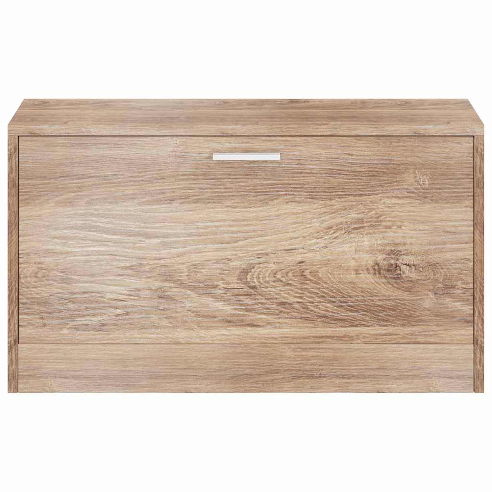 Schuhbank Eichefarben MDF Holzwerkstoff 80x24x45 cm 5-6 Paar Schuhe