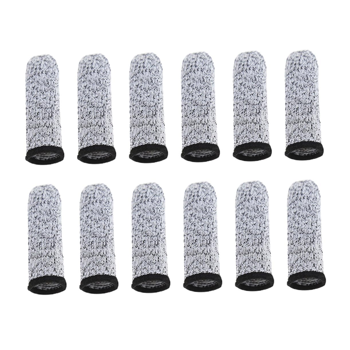NOLITOY Finger Sleeve Protectors Cut-Resistant Material 6 Pairs for Sculpture Typing and Gardening Easy to Wear and Cle