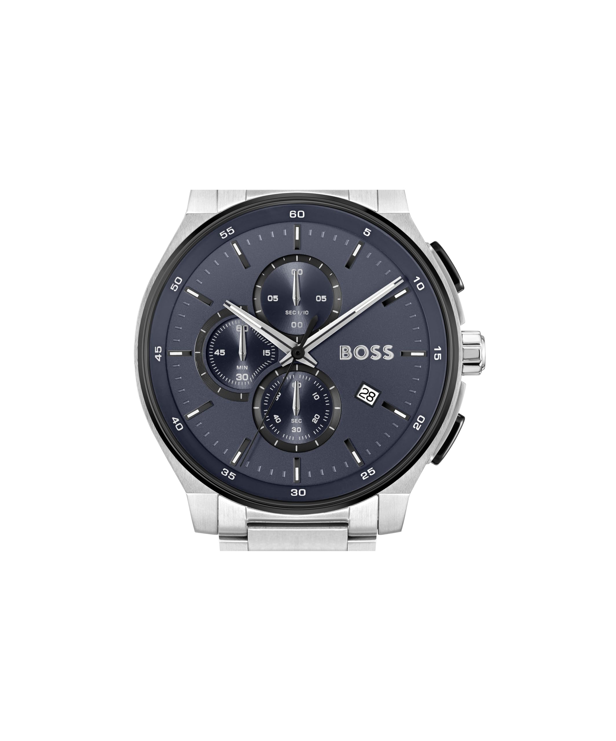 BOSS Reloj Cronógrafo de Cuarzo para Hombre Colección Peak 2.0 Collection con Correa en Acero Inoxidable o en Piel
