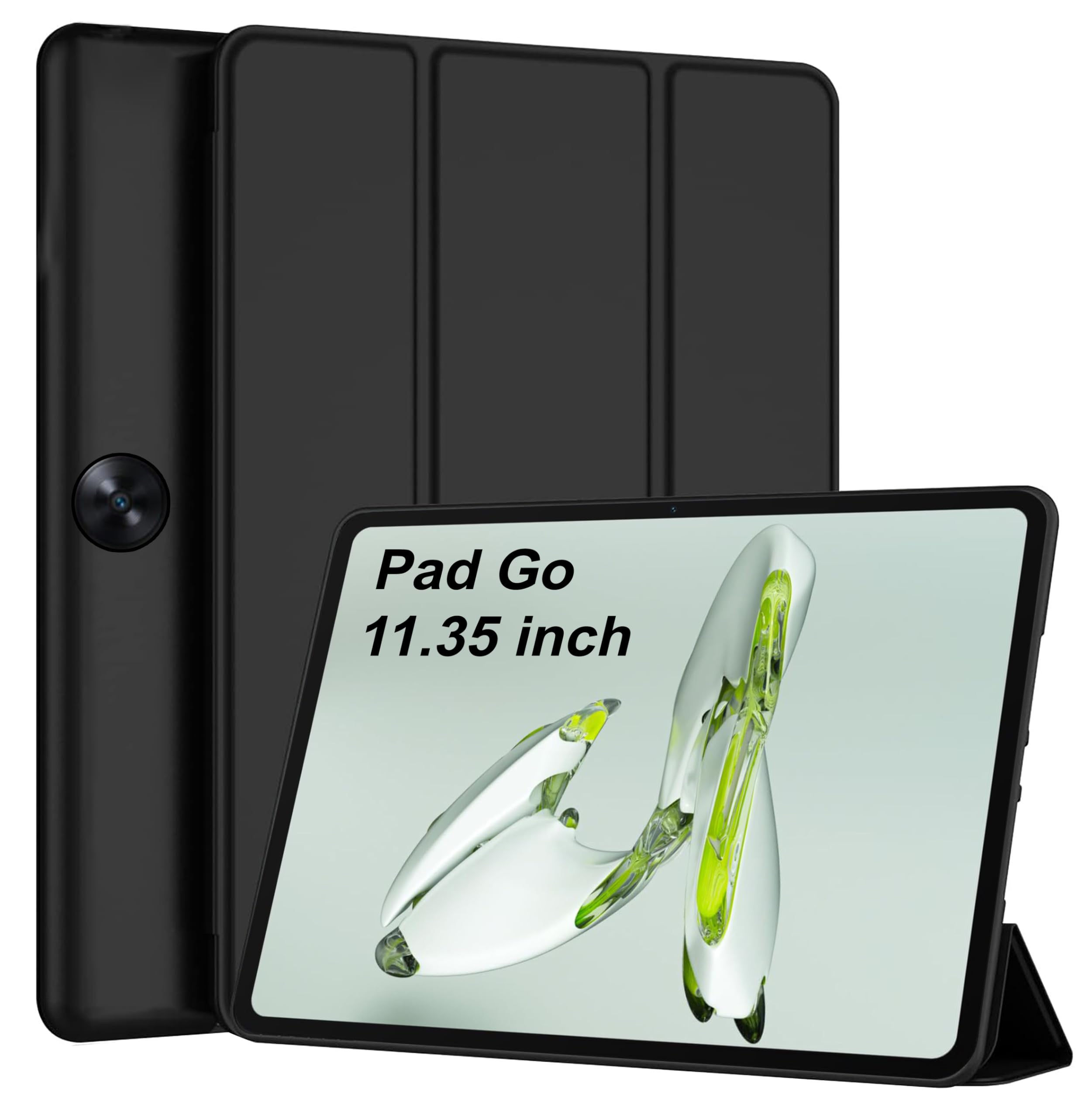 TGK Trifold Back Flip Stand Case Cover for OnePlus Pad Go 11.35 inch Black (B0CN6HF8TB) Amazon Price History, Amazon Price Tracker