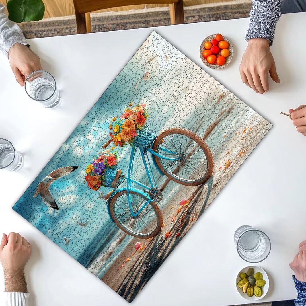 Puzzle 2000 Pezzi, Puzzle Bicicletta, Misura: 100x71cm, Regalo Donna -8745