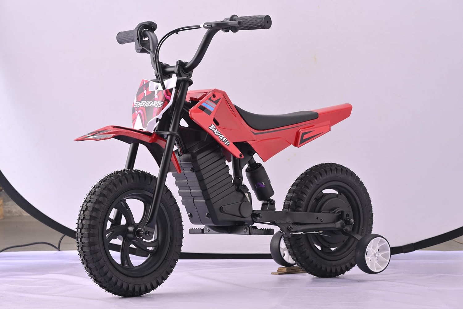 Kids Electric Dirt Bike, Mini Electric Motorcycle for Ages 5-10, Off-Road E-Bike with Mechanical Disc Brake, 24V Lithium Battery Powered Dirtbike, Max Load 110 Lbs