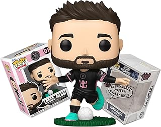 Comprar Funko Lionel Messi Away Kit con pelota y hierba + protector ToyBop: Miami Soccer Pop! Figura de vinilo de fútbol (incluye estuche de coleccionista protector pop)