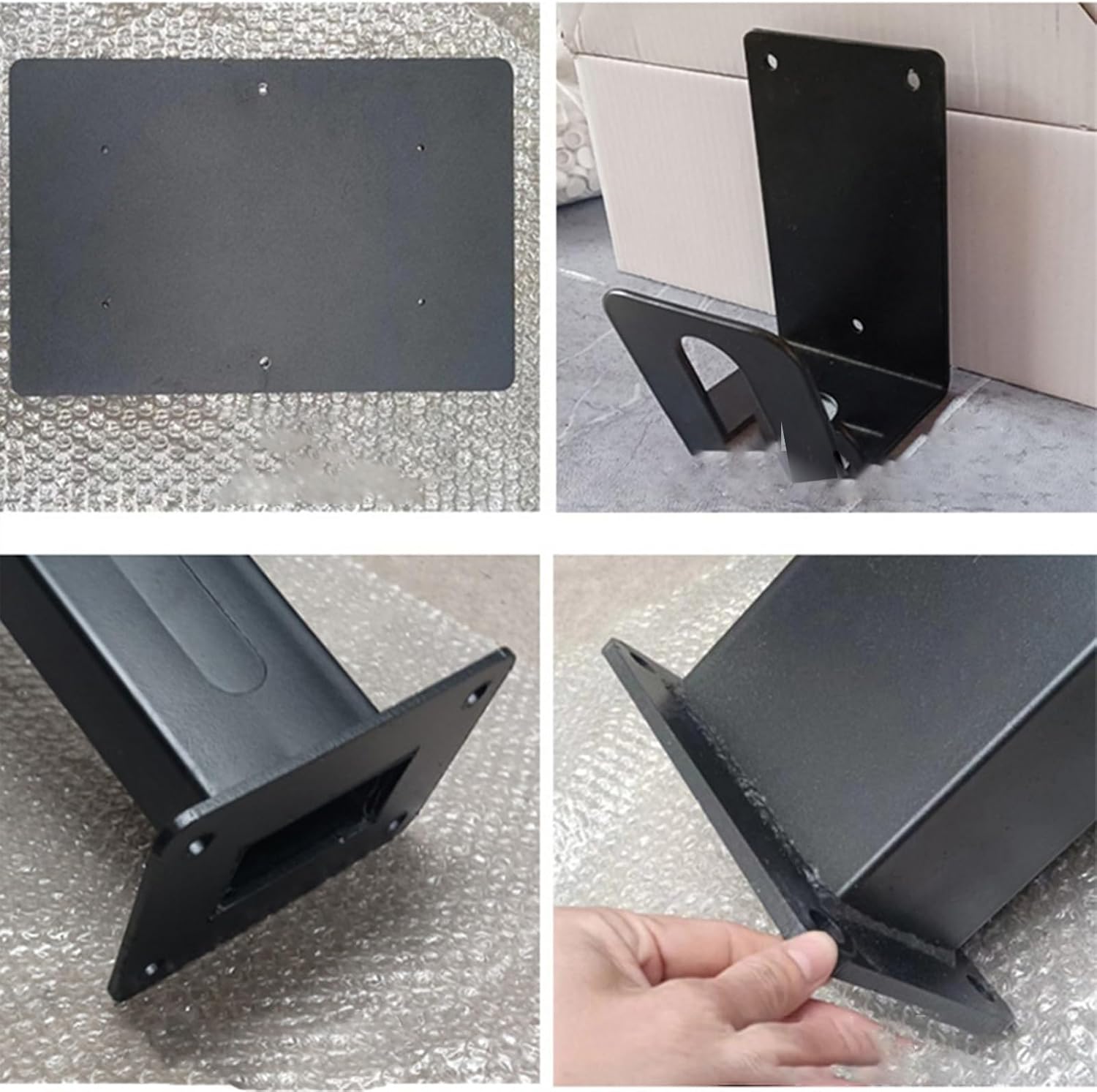EV Charger Pedestal - Free Standing Electric Vehicle Charging Station for Garage & Outdoor Use, Durable Holder for EV Chargers, Black, 150cm Height