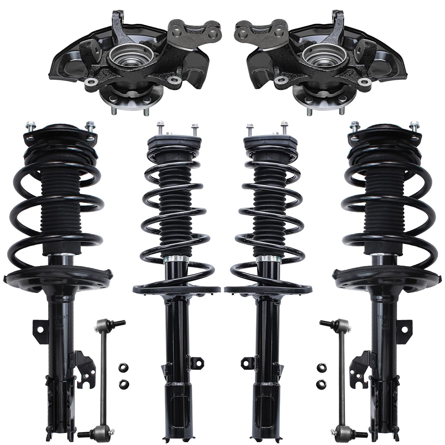 Detroit Axle - Front 8pc Suspension Kit for 06-11 Toyota Avalon