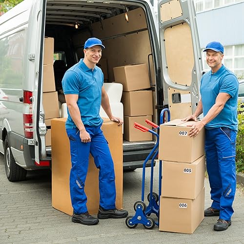 Miniatura 9 de Calcomanías de números, etiquetas de inventario, etiquetas autoadhesivas impermeables, etiquetas de número de inventario de números consecutivos