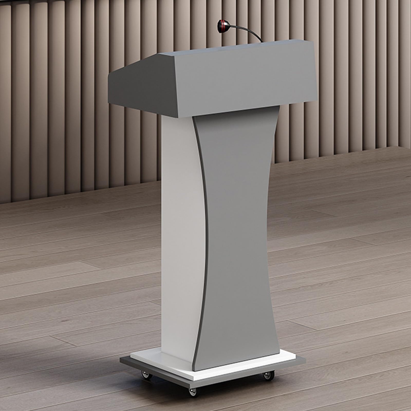 Genérico Atril de Madera para Iglesias, aulas y conferencias. Soporte Robusto para presentaciones, Ideal para Profesores y oradores Bodas y Eventos.
