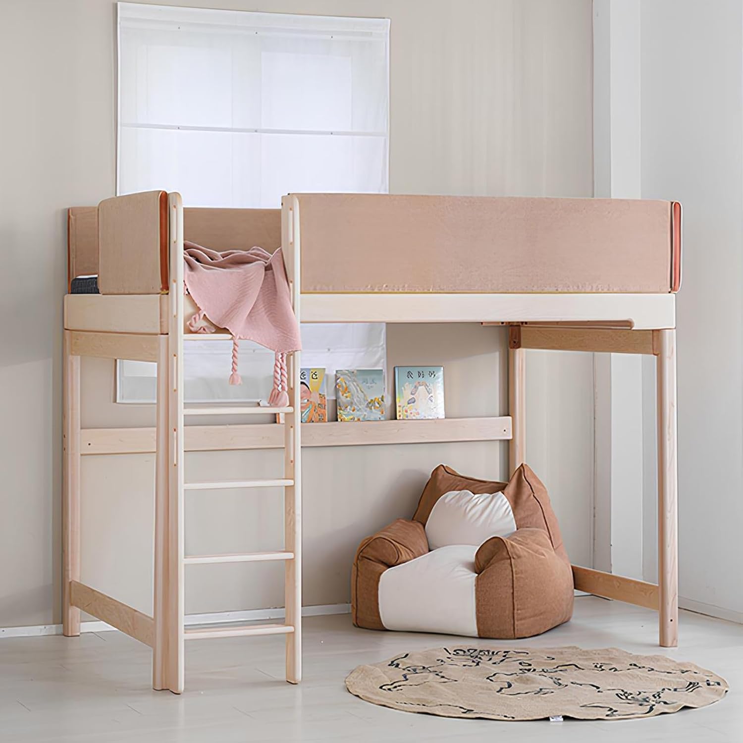 Universal Motorhome Bunk Ladder SpaceSaving Wooden Step Ladder for Dorms Bedrooms Apartments Hotels Large Size