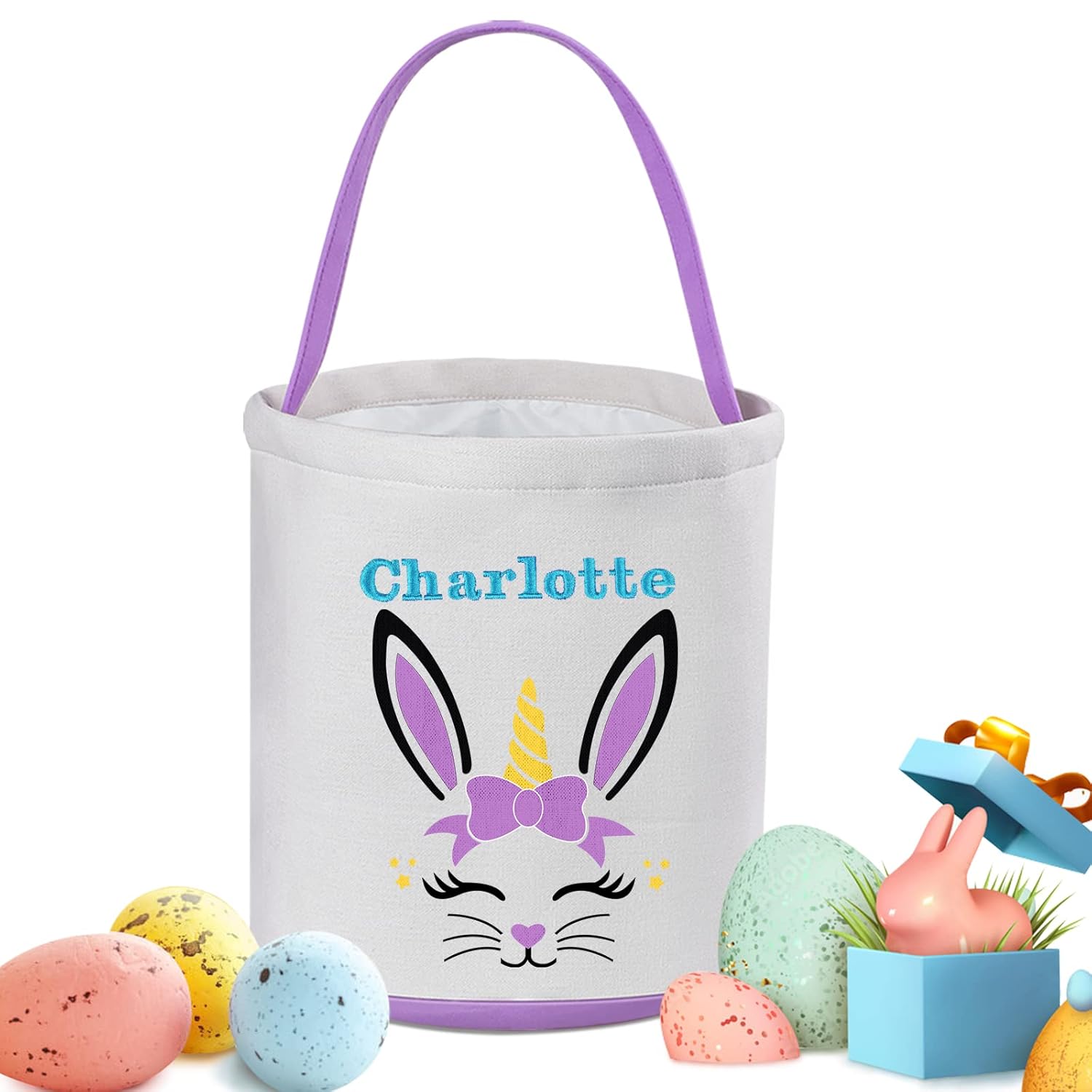 Personalized Easter Basket, Touber Easter Bunny Baskets