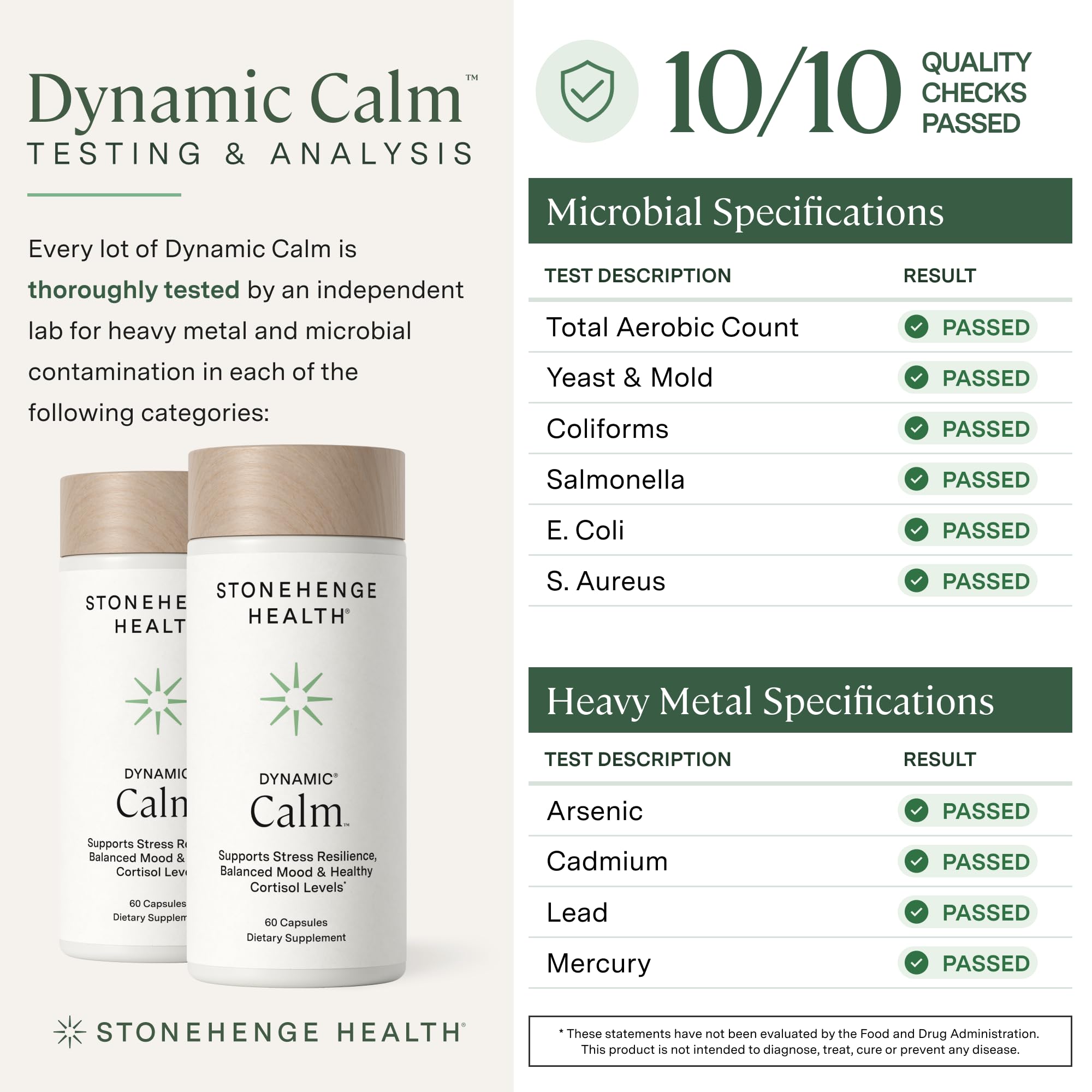 Stonehenge Health Dynamic Calm | KSM-66 Ashwagandha Stress Support - 60ct — Amazon image 5