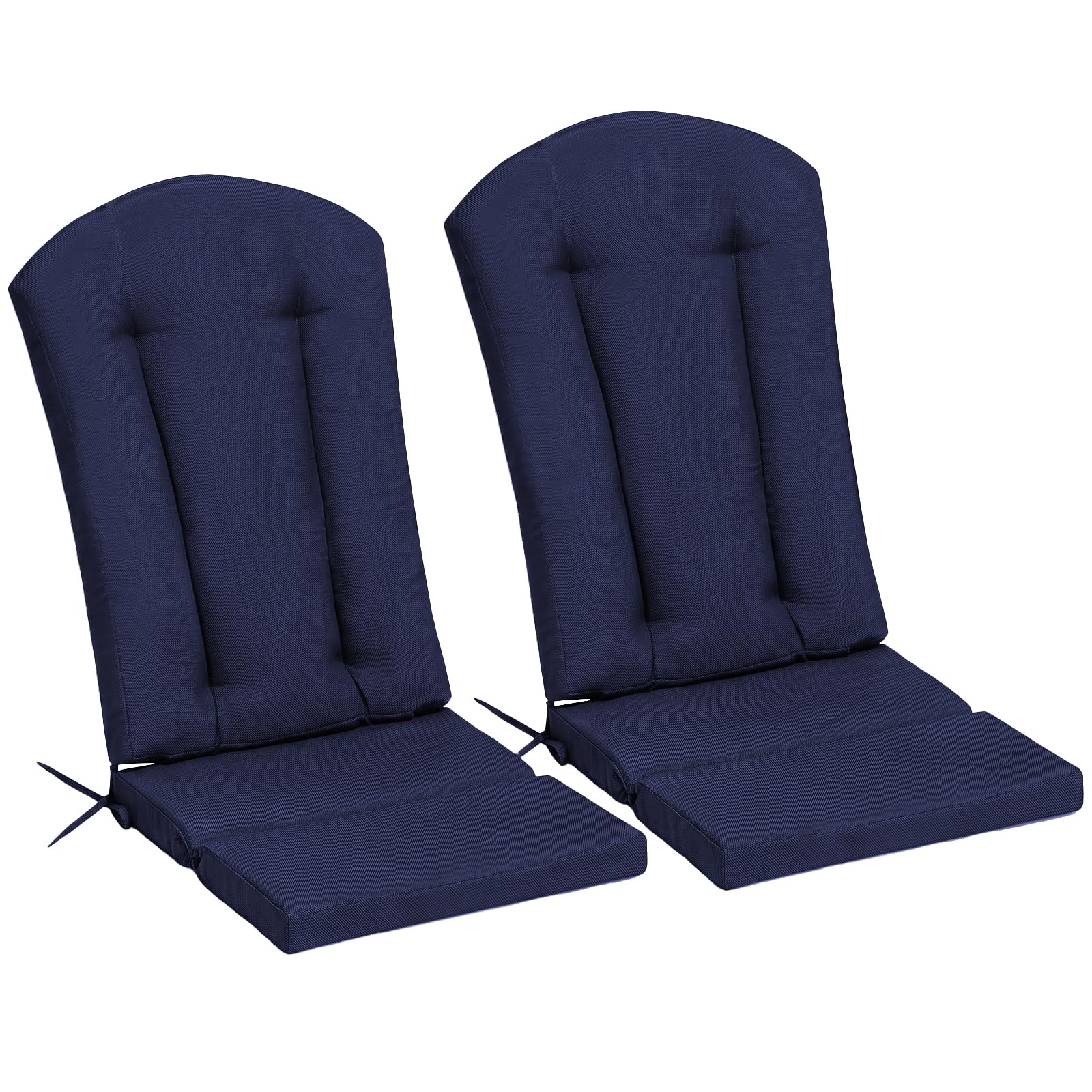 Photo 1 of 2 Pack Adirondack Chair Cushions, 20x20x3" Seat & 30" High Back Cushion